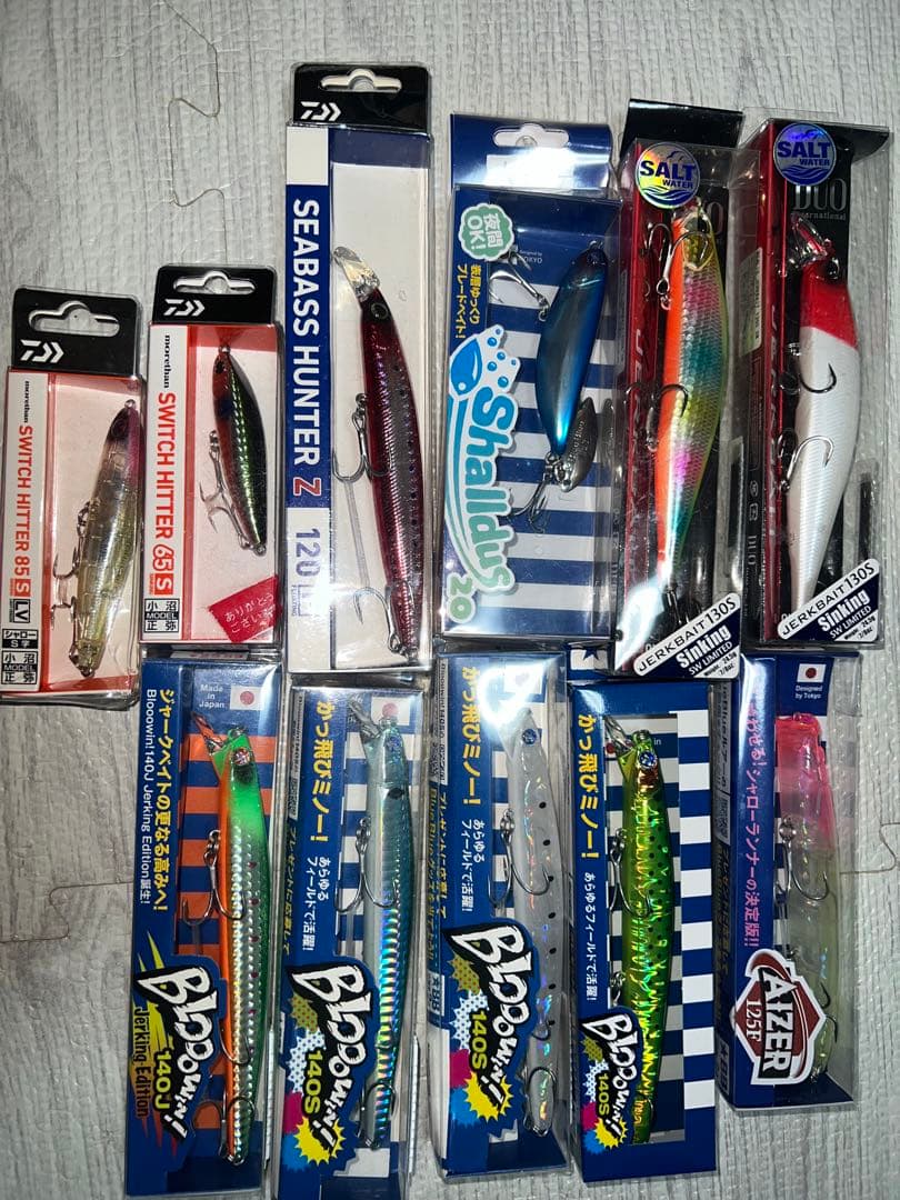 ブローウィン140s 含むルアーまとめ売りBlue Blue DUODAIWA