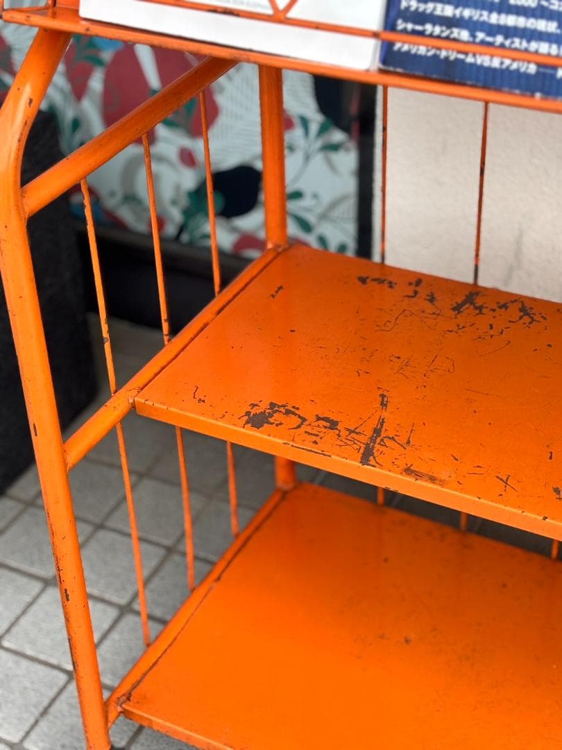 Vintage 80s Industrial Display Rack 引取限定