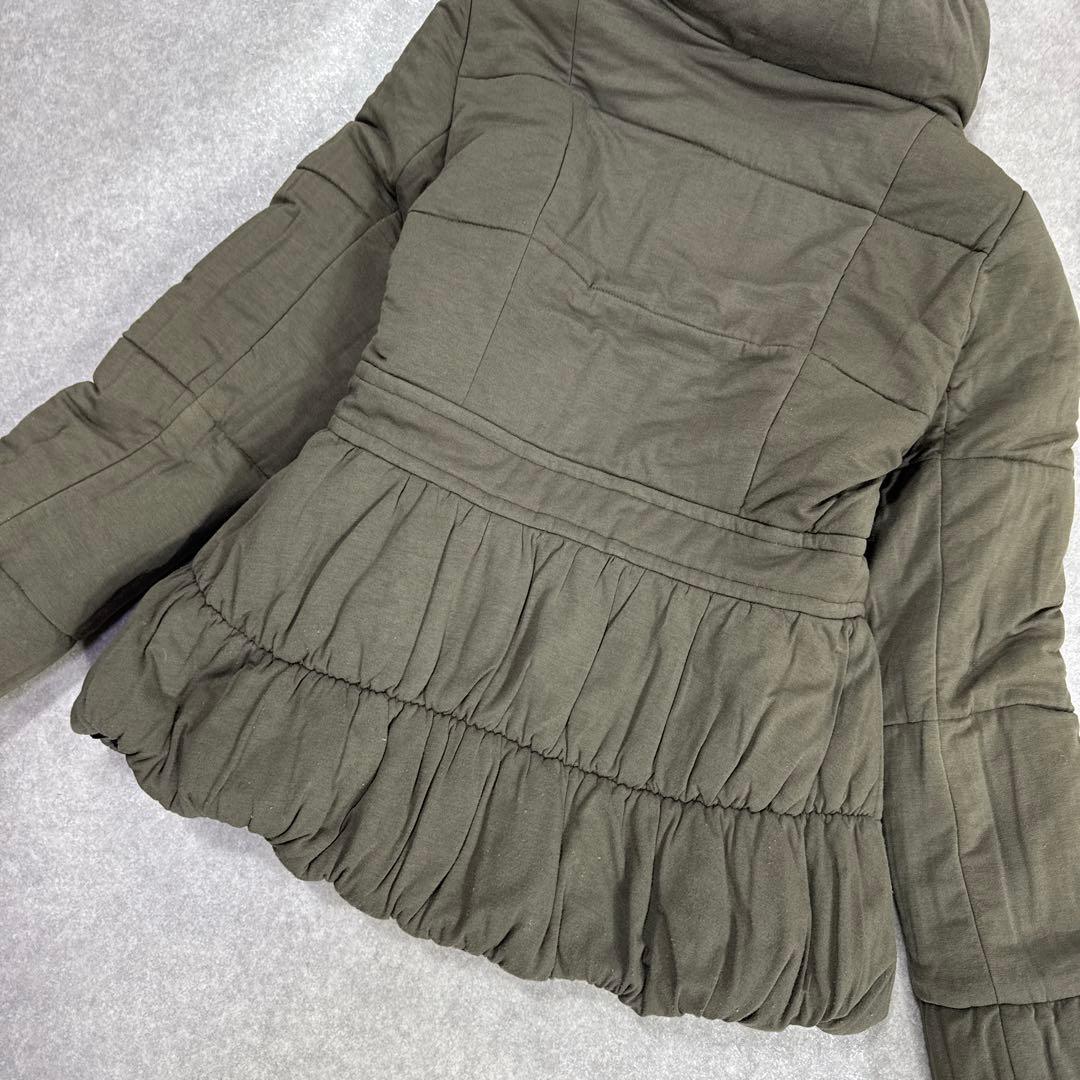 BURBERRY BLUE LABEL リバーシブル ファー 中綿ジャケット
