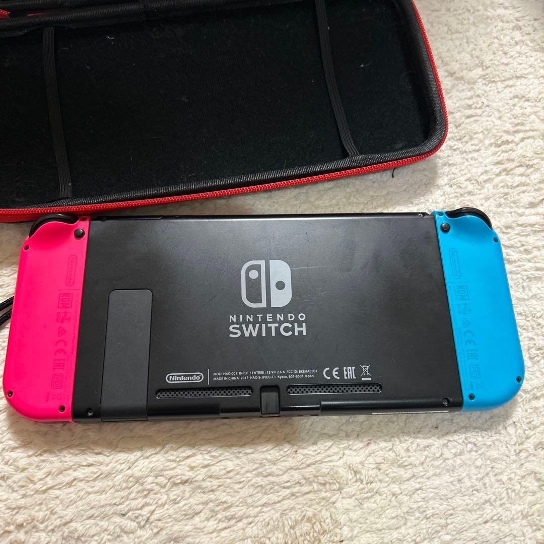 Nintendo Switch 本体 赤/青 ゲームソフト3本付き