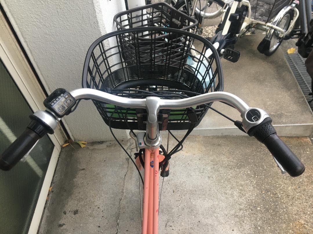 地域限定送料無料　カジュナ　E　回生充電モデル　ピンク　神戸市　電動自転車