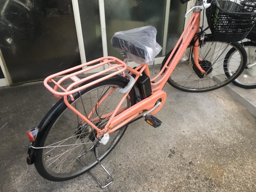 地域限定送料無料　カジュナ　E　回生充電モデル　ピンク　神戸市　電動自転車