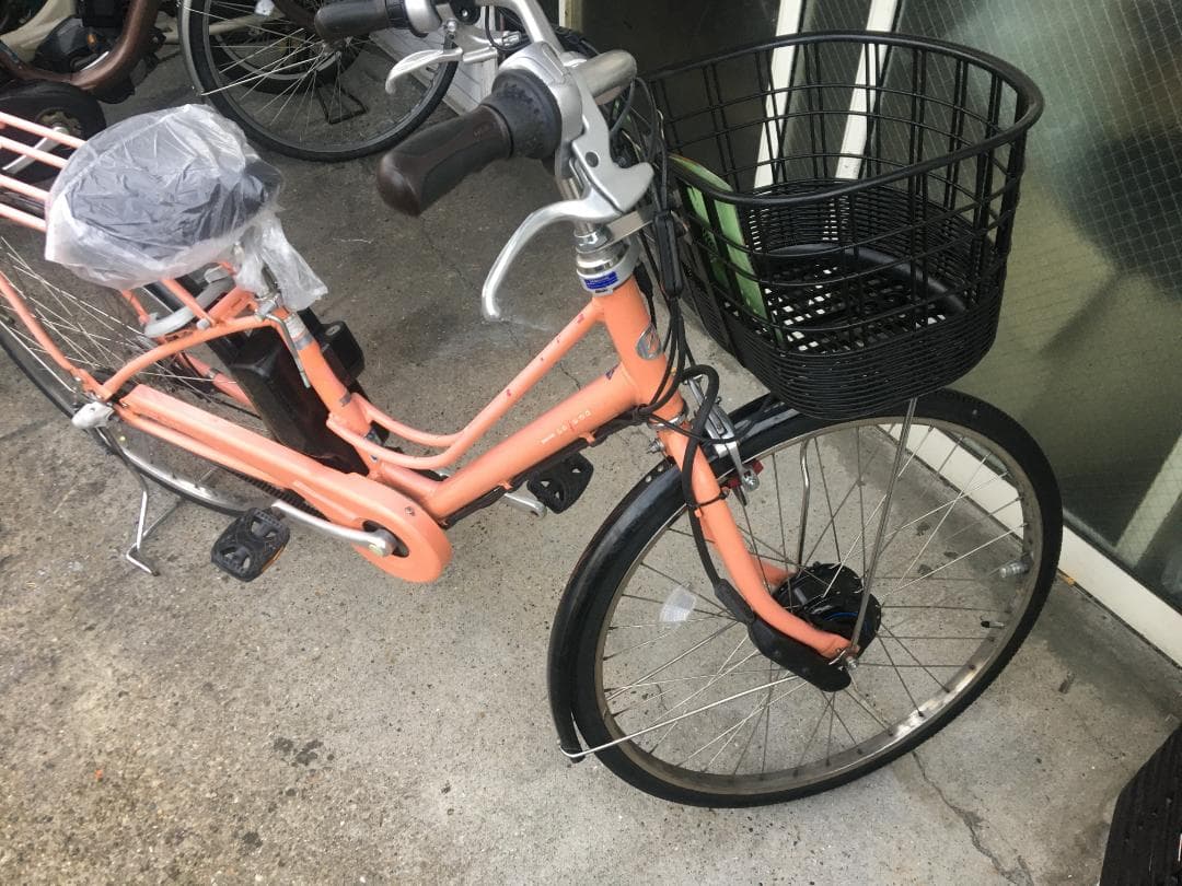 地域限定送料無料　カジュナ　E　回生充電モデル　ピンク　神戸市　電動自転車