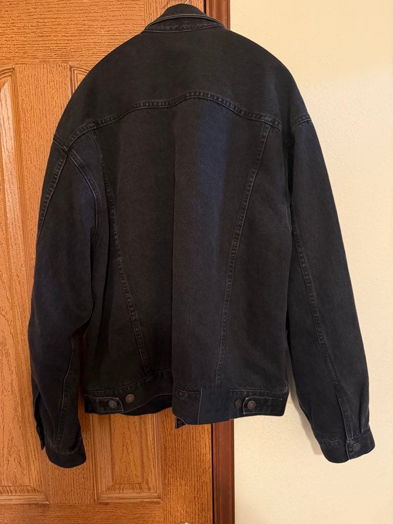 Supreme 25ssブラックデニムトラッカージャケット L