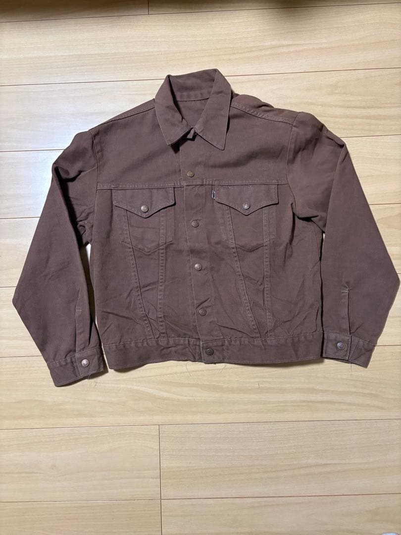 70s リーバイス　コットンツイル　トラッカージャケット