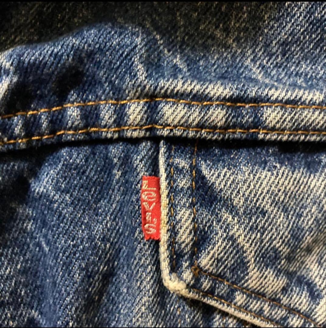 希少46 80sリーバイス 71608 ボア　デニムジャケット　USA製