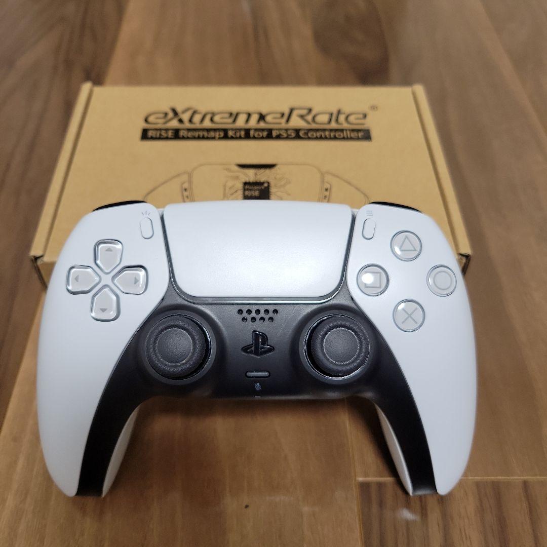 PS5 DualSenseワイヤレスコントローラ 背面パッド装着済み