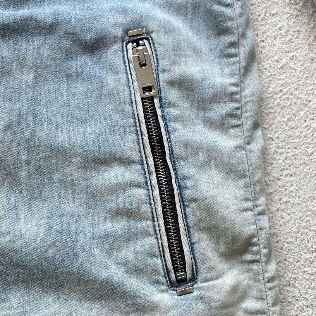 DIESEL デニムジャケット XLサイズ ダメージ加工 ディーゼル