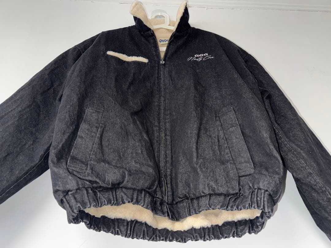 R*6様 新品 9090 Bullet Logo Boa Denim Jacke