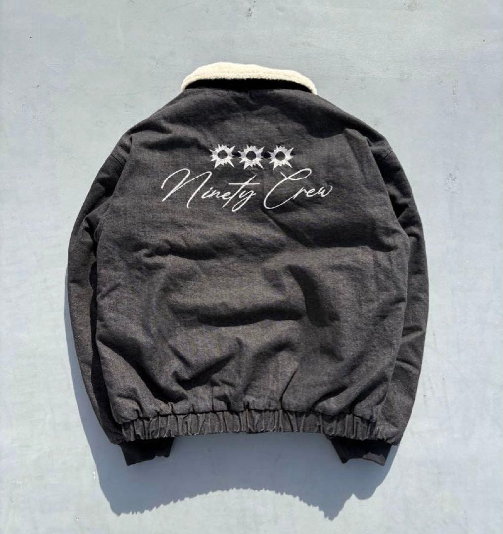 R*6様 新品 9090 Bullet Logo Boa Denim Jacke