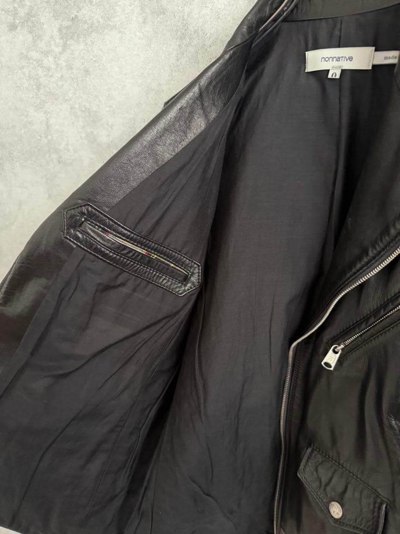 s*u様 nonnative leather jaket ライダース 0 レザー