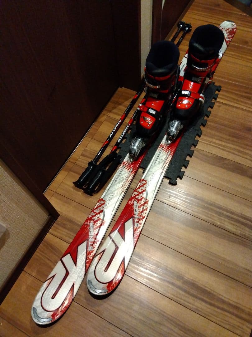 美品【ハイエンド】K2 学生・男女兼用/スキーフルセット・メンテ・WAX済み✔