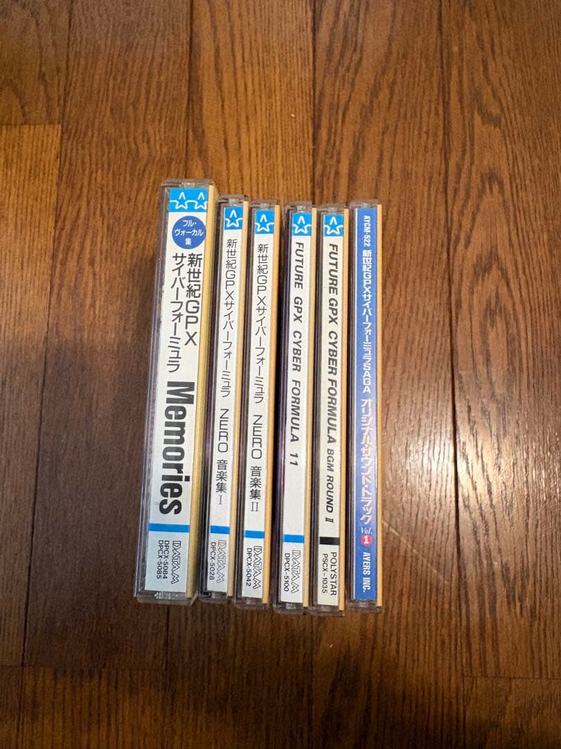 新世紀GPX サイバーフォーミュラ　サウドトラックCD 6枚セット　中古