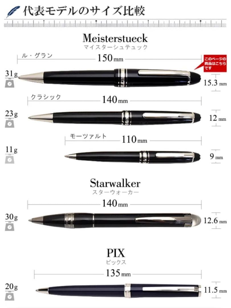 MONTBLANC マイスターシュテュック ゴールドコーティング クラシック