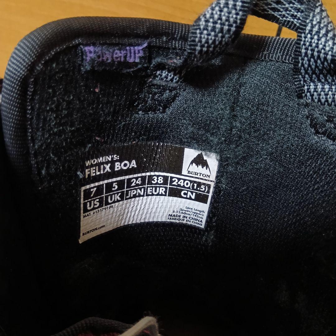 BURTON　スノーボードブーツ　Felix　24cm バートン　レディース