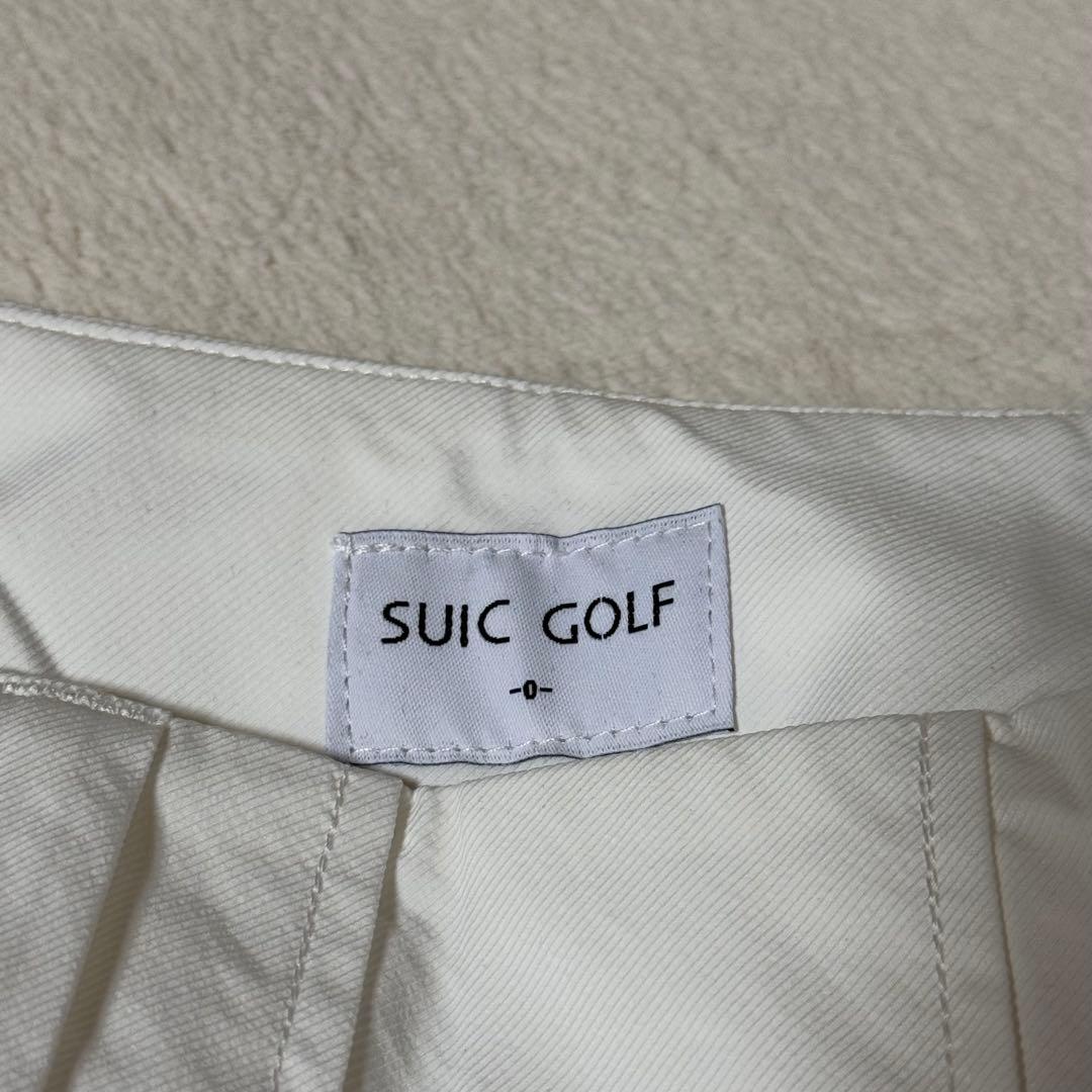 SUICゴルフ PLEATS SKIRTホワイト