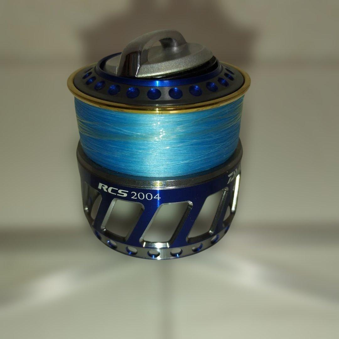 DAIWA ダイワ07ルビアス　RCSスプール　カスタムノブ　ブルー