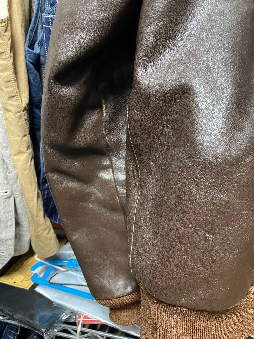 リアルマッコイズ　Rough Wear A-2 レザージャケット サイズ42