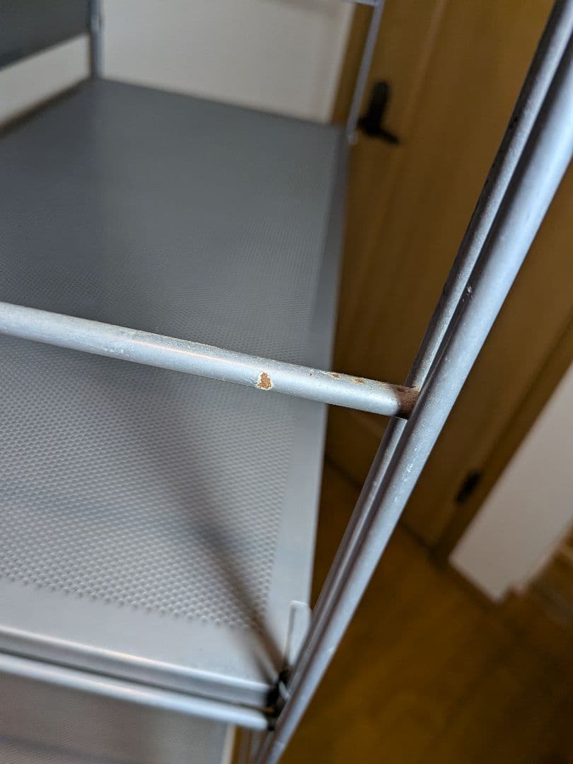 《送料込》MUJI スチールユニットシェルフ 棚 収納 台 引出し 廃盤スタイル