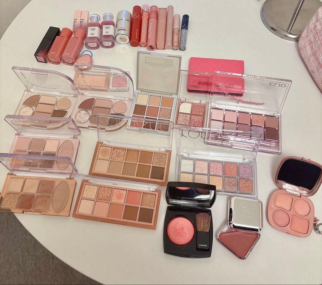 韓国コスメ大量セット 新品未使用ありCHANEL rom&nd CLIO 3ce