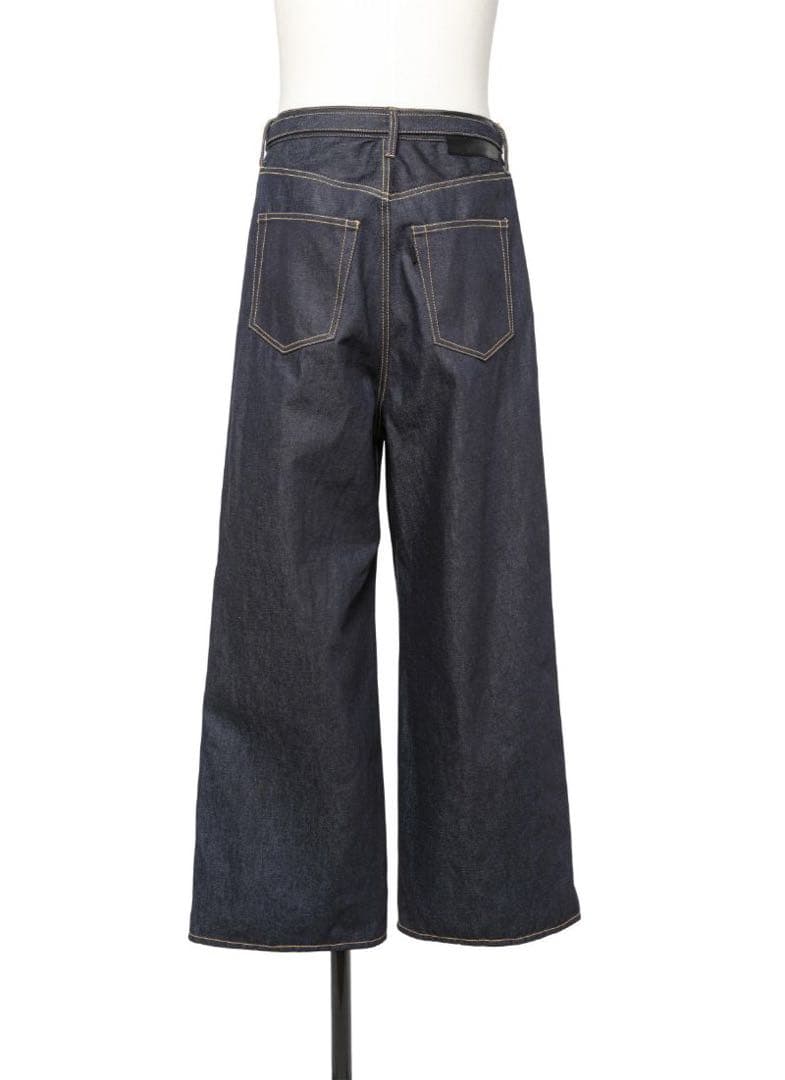 Sacai SCM-208ワイド デニム パンツ size1 インディゴ