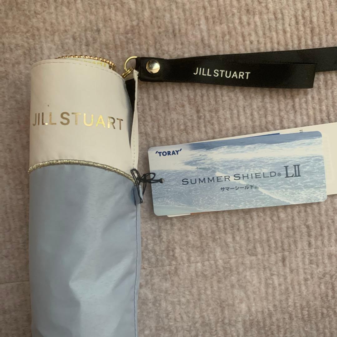 JILL STUART バイカラー　サマーシールド　晴雨兼用傘