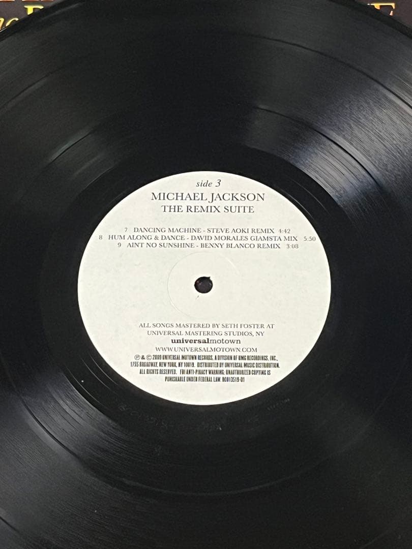 Michael Jackson the REMIX SUITE 2枚組レコード