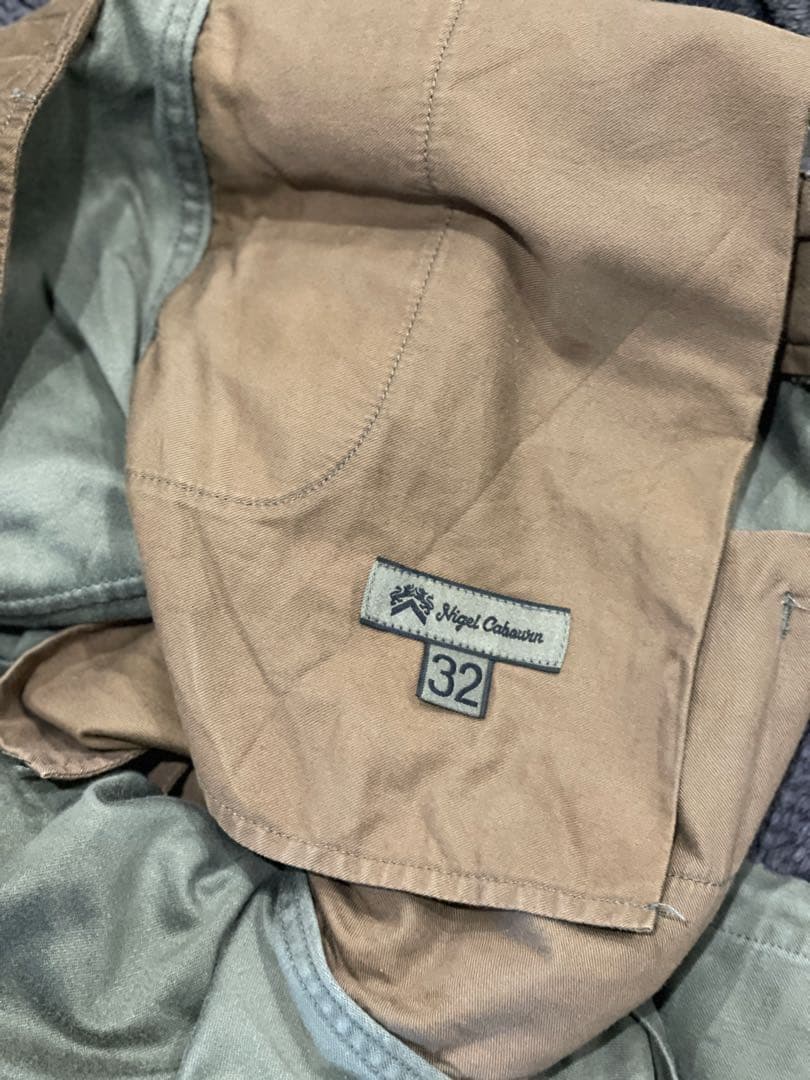 ナイジェルケーボン ARMY CARGO PANTS オリーブ 32
