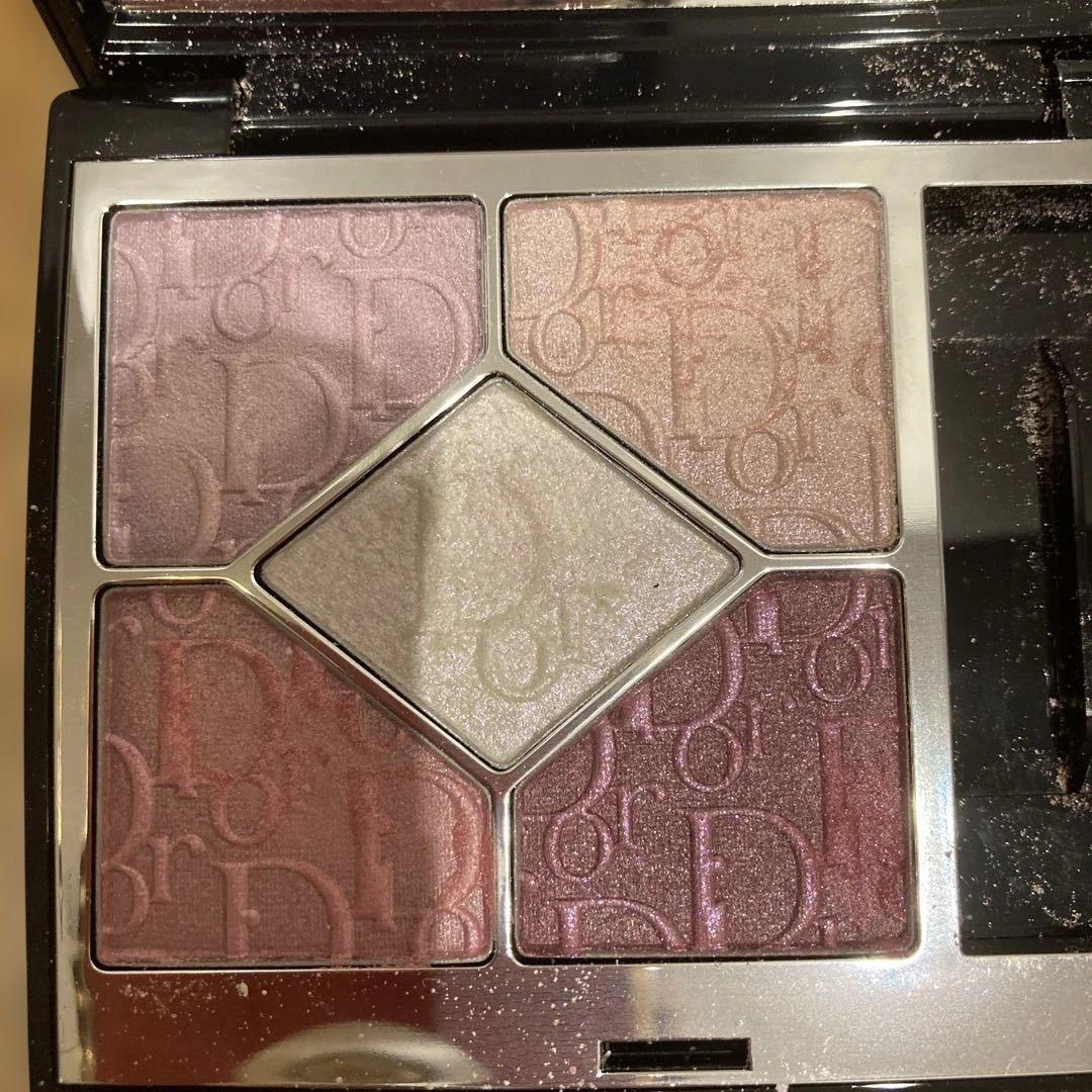 【1度使用】Dior アイシャドウパレット パープル系 5色入り