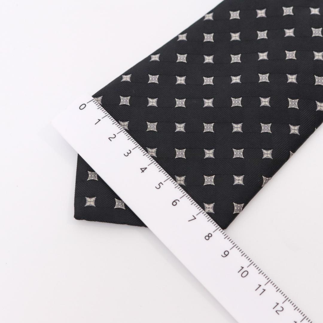 未使用級　LOUIS VUITTON　ルイヴィトン　ネクタイ　黒　ブラック　総柄