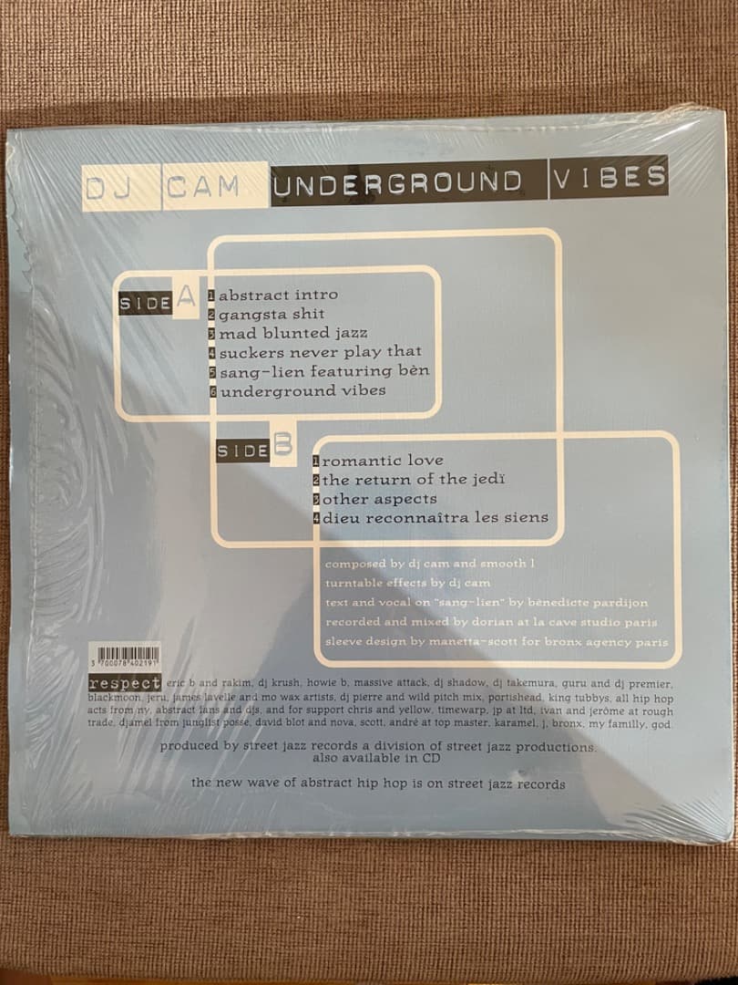 DJ CAM UNDERGROUND VIBES レコード