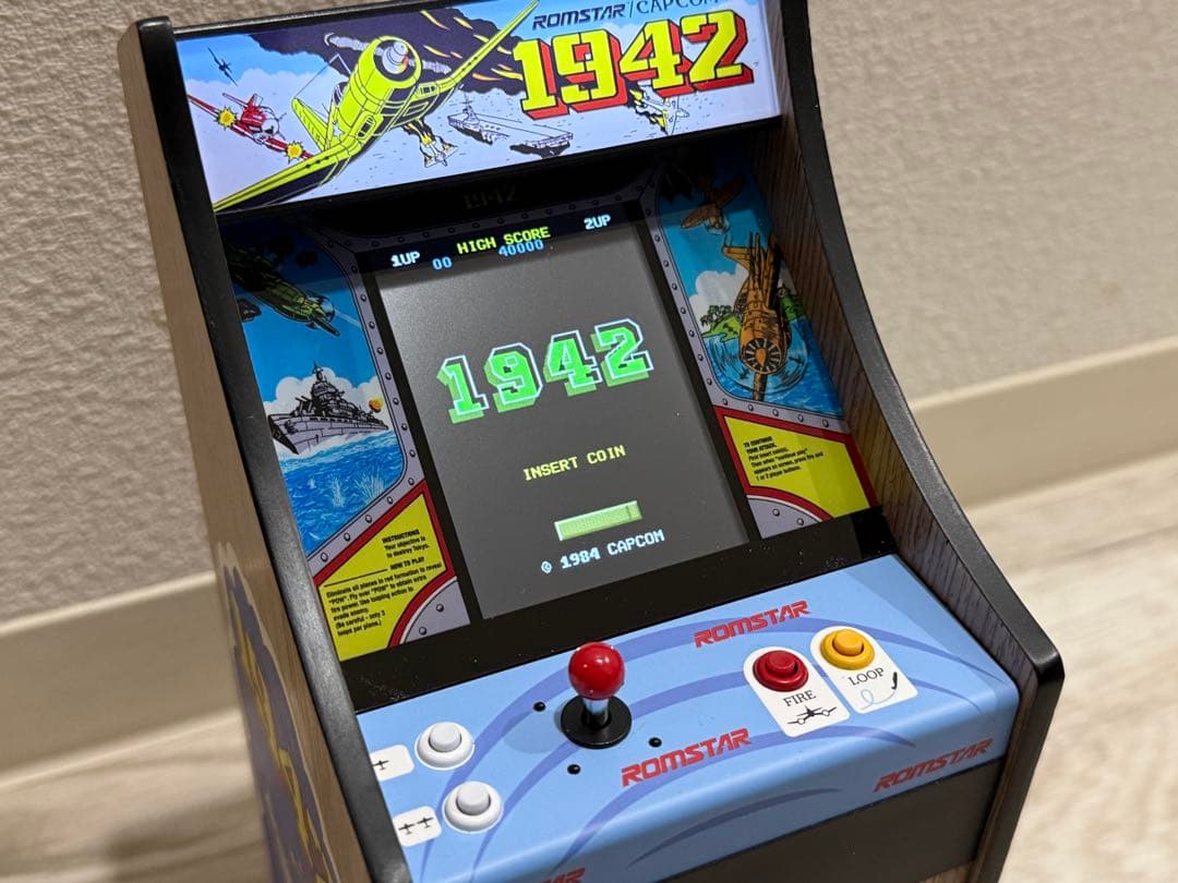 (中古)CAPCOM 1942 1/6スケールミニアーケードゲーム機械