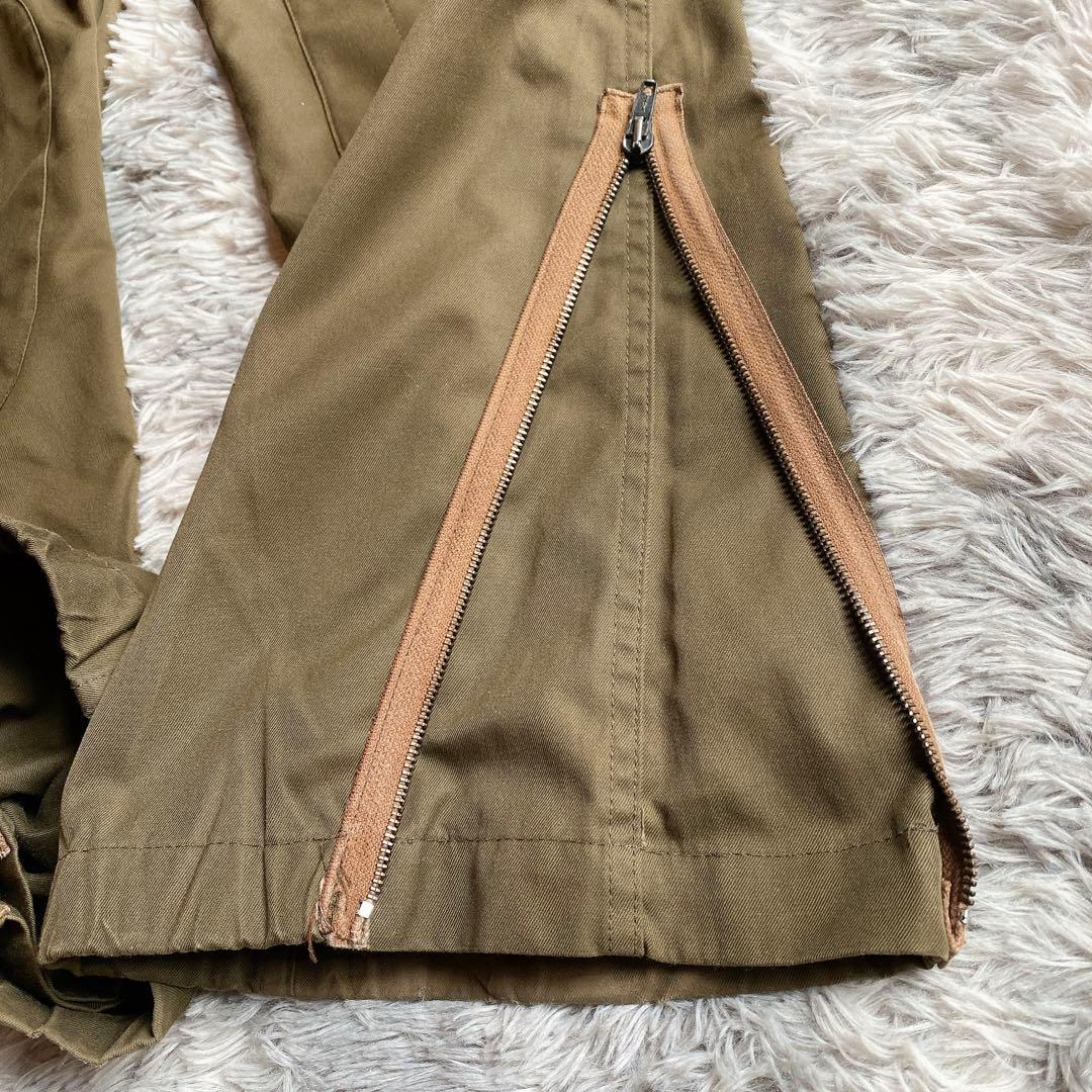 美品✨レア✨古着 スペイン軍 パラシュートパンツ ダブルニー ミリタリーパンツ