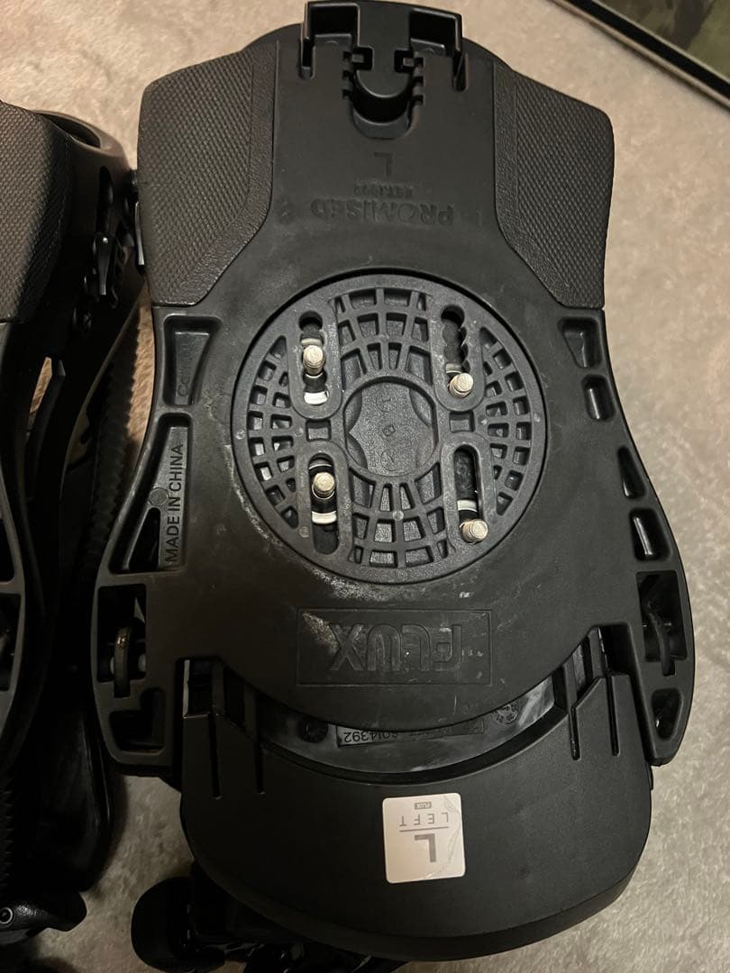 FLUX DS 25-26 スノーボードビンディング ブラック L