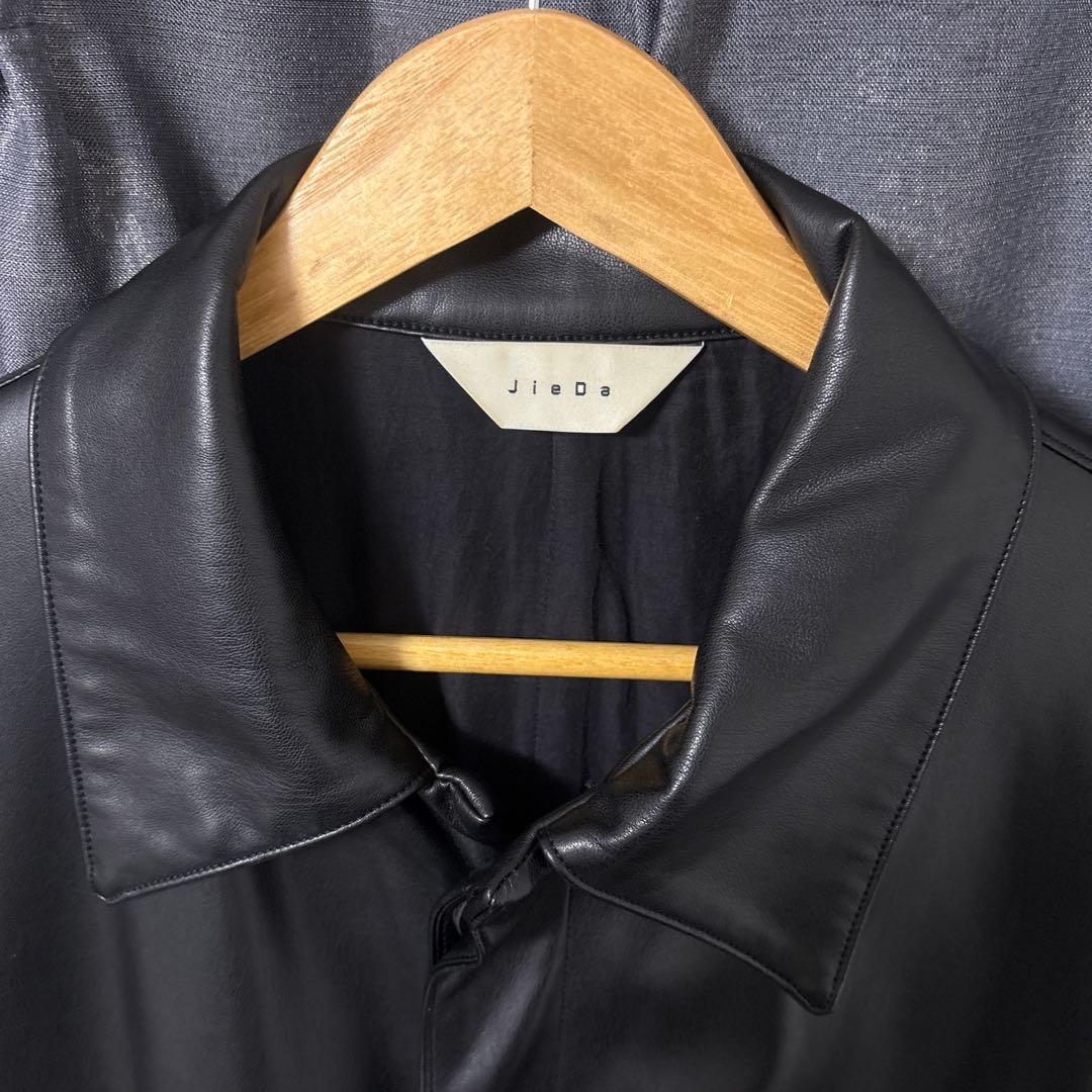 【美品】jieda ジエダ fake leather coat size 2