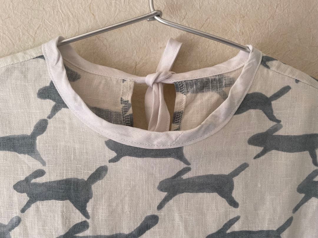 ミナペルホネン run run run ハンドメイド ワンピース 重ね着