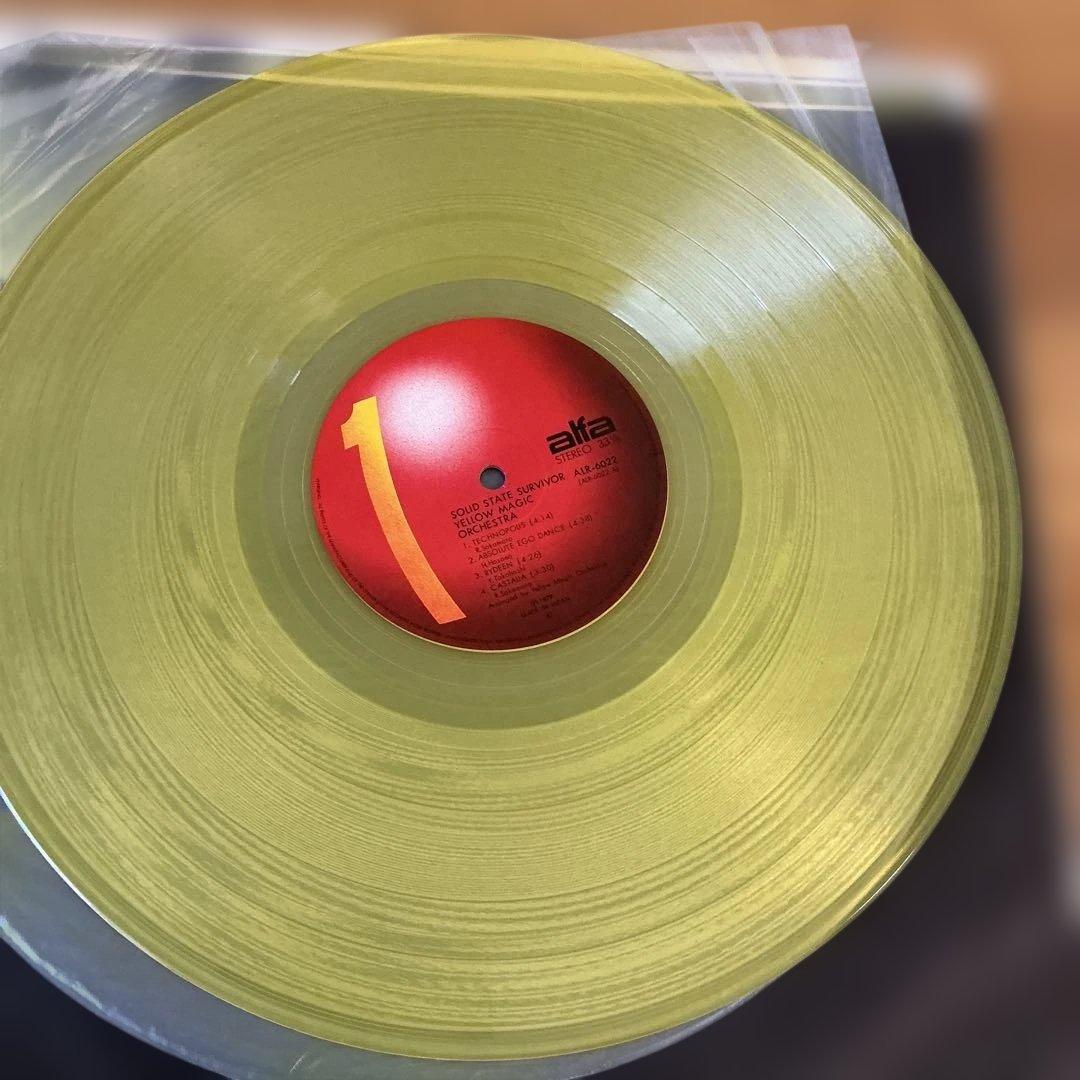 YMO SOLID STATE SURVIVOR」LP イエローレコード仕様