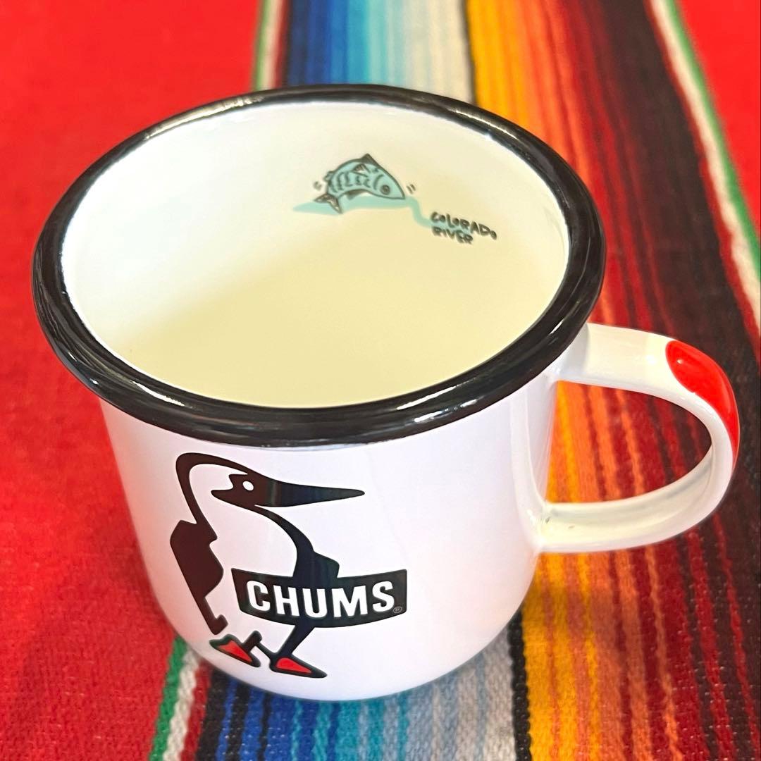 CHUMS Enamel kettle チャムス ケトル&マグ 2つ　ホーロー