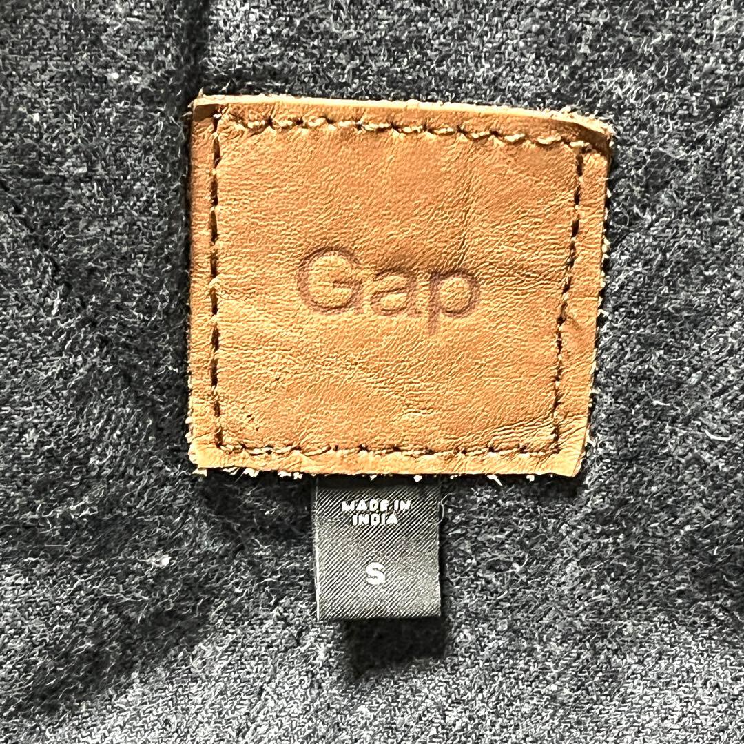 ★美品★OLD GAP★レザーライダースジャケット★大きめSサイズ★ブラウン★