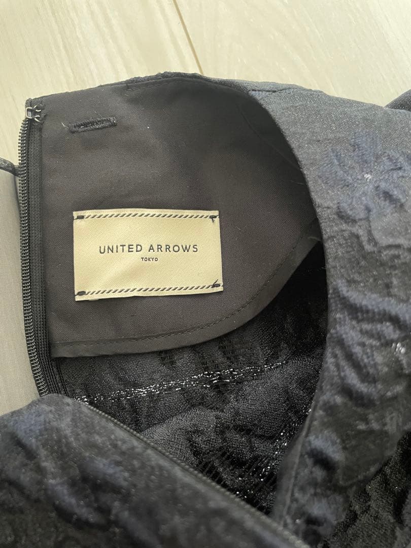 united arrows セレモニーツートーンジャガードブラウス入学式シャツ