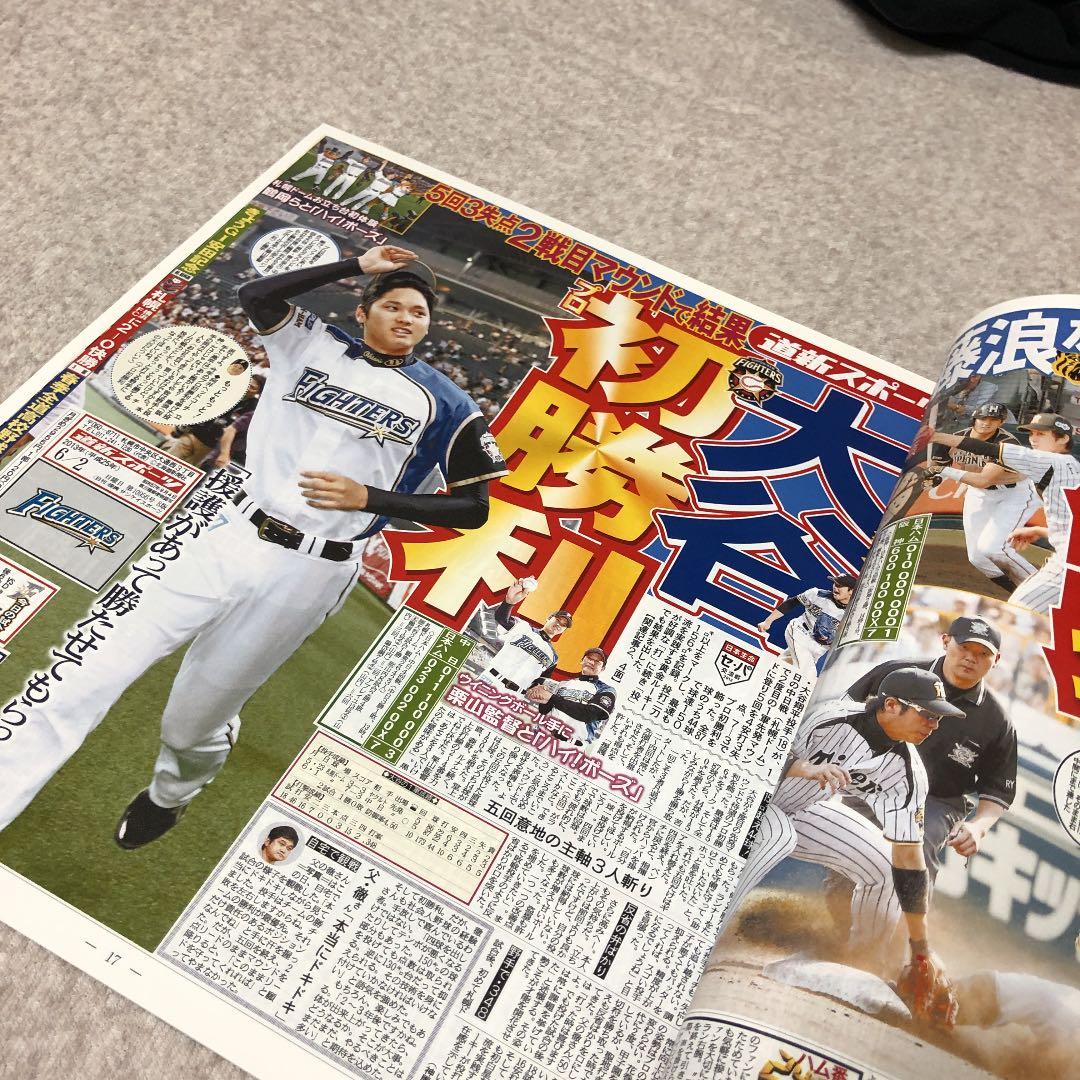 プロ野球日本ハムファイターズ 大谷翔平　道新スポーツ