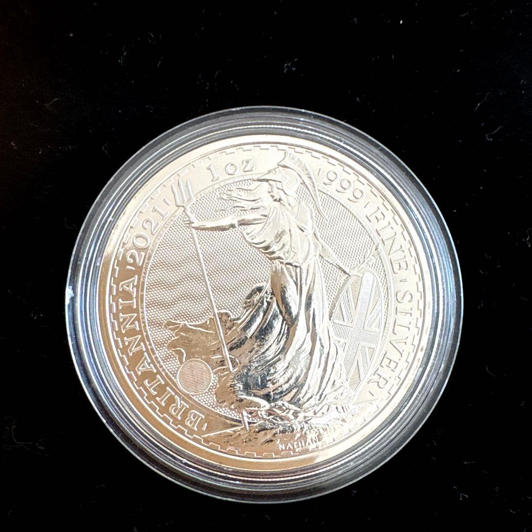 2021 ブリタニア 1オンス 銀貨 エリザベス 2世 新品 未使用 純銀