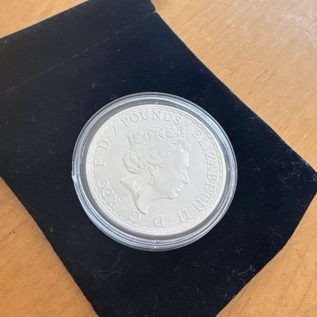 2021 ブリタニア 1オンス 銀貨 エリザベス 2世 新品 未使用 純銀