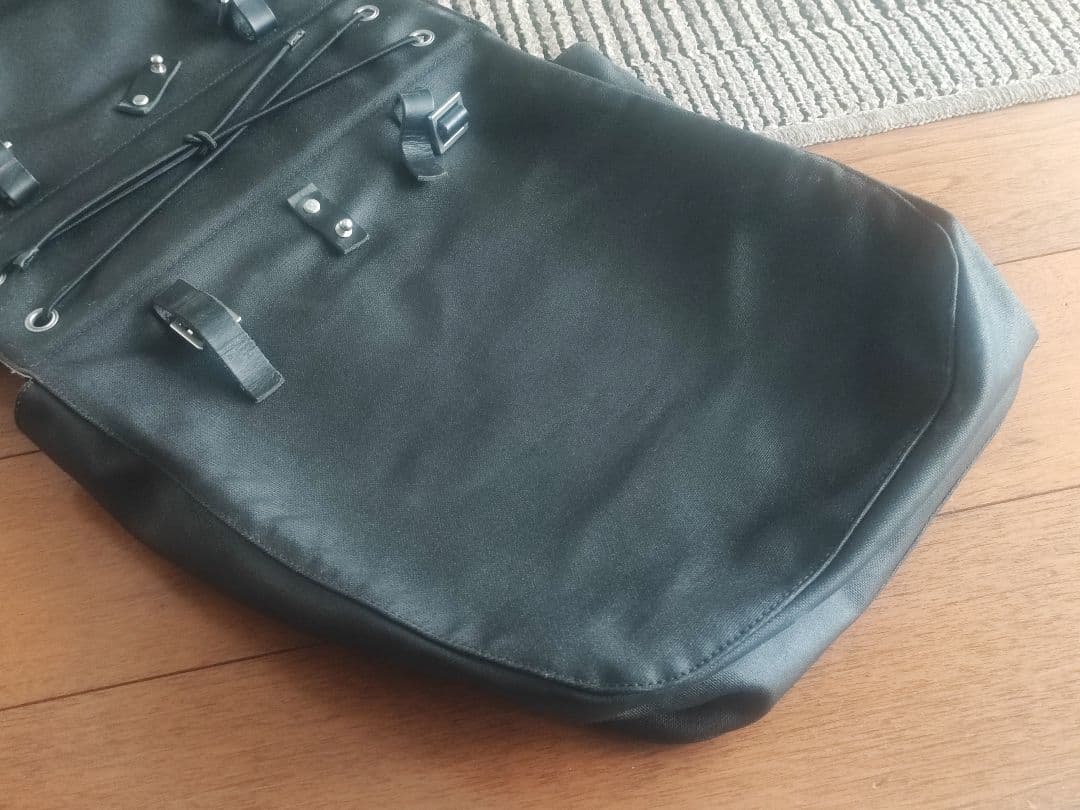 BROOKS（ブルックス） 折りたたみ式レザー パニアバッグ（黒）