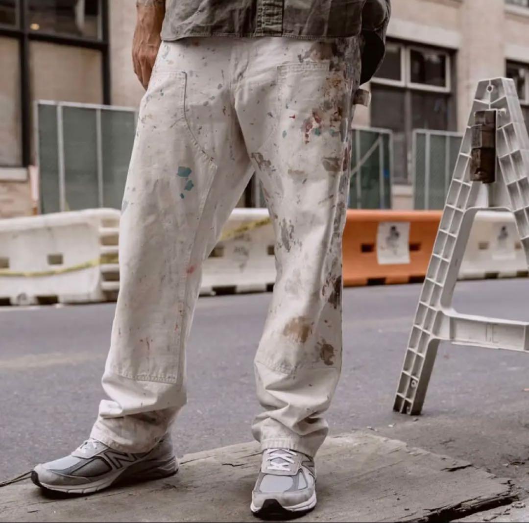 ACE DROP CLOTH ペンキ ペインターパンツ　ホワイト W33