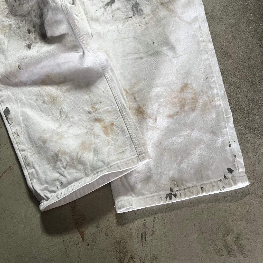 ACE DROP CLOTH ペンキ ペインターパンツ　ホワイト W33