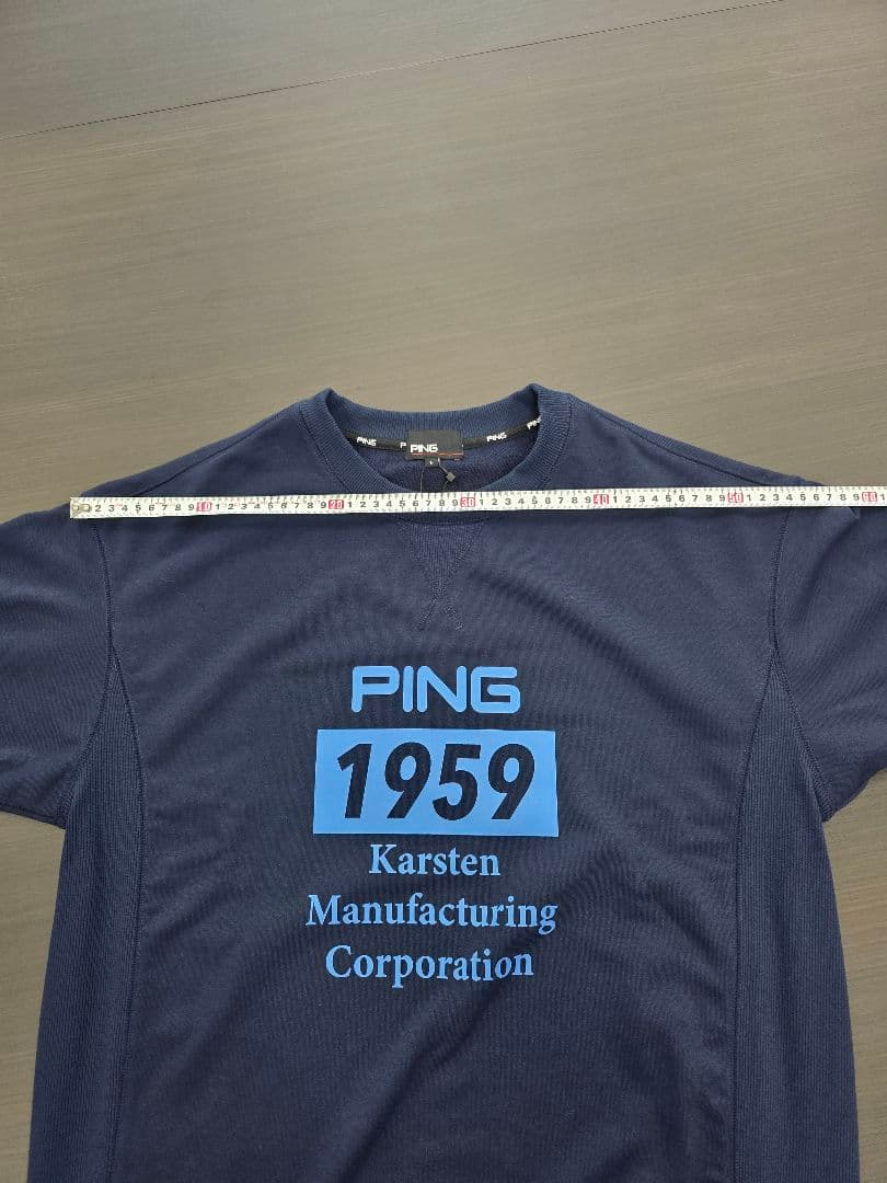 PING ピン ゴルフウェア スウェット トレーナー 紺色メンズ L
