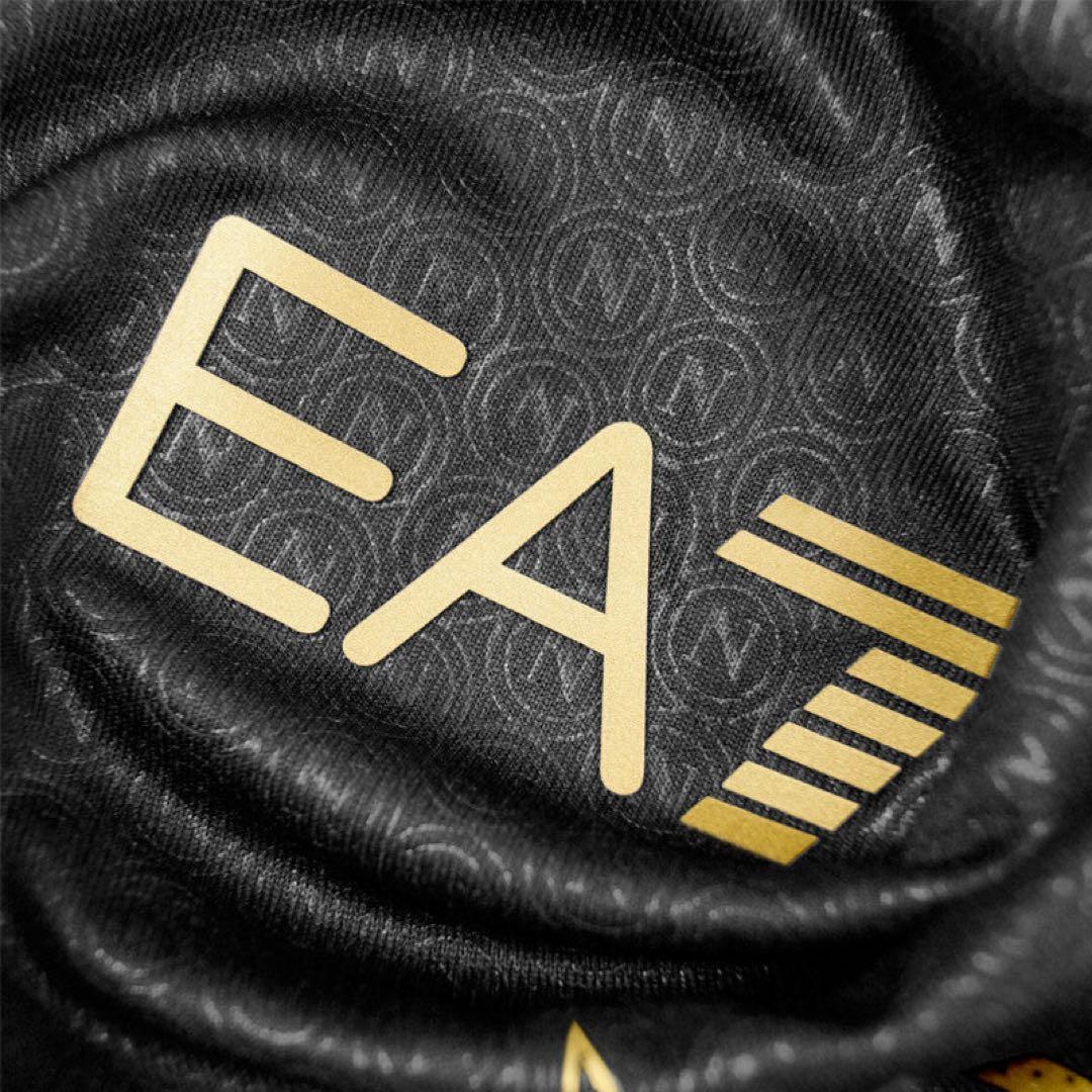 特別価格 正規品 23/24 ナポリ EA7 3rd ユニフォーム Lサイズ