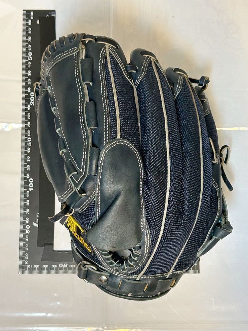 ★美品★ ミズノプロオーダー 軟式 グローブ ピッチャー用 背面メッシュ