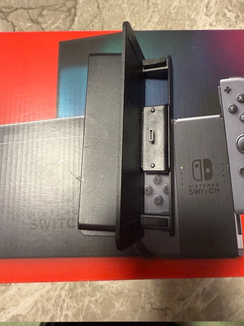 Nintendo Switch グレー 本体 チャージスタンド付き